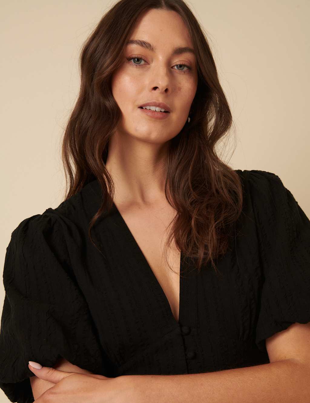 Pure Cotton Midi Smock Dress 4 of 4