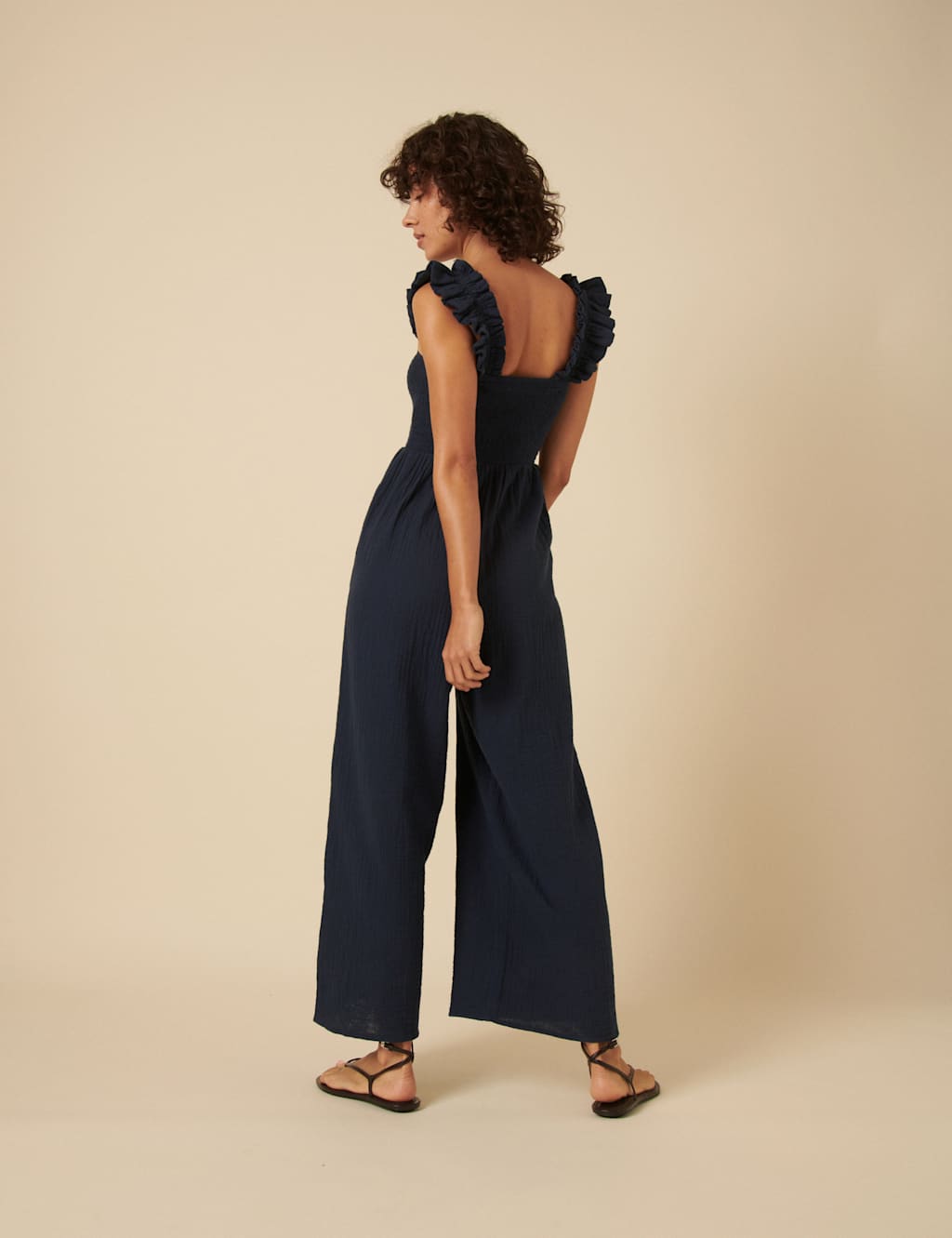 Pure Cotton Sleeveless Jumpsuit 3 of 4