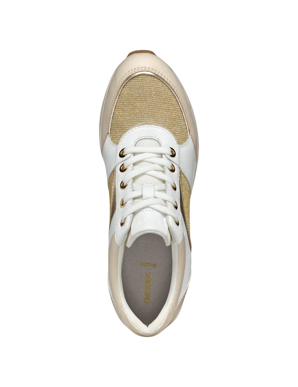 Leather Colour Block Wedge Trainers 8 of 10
