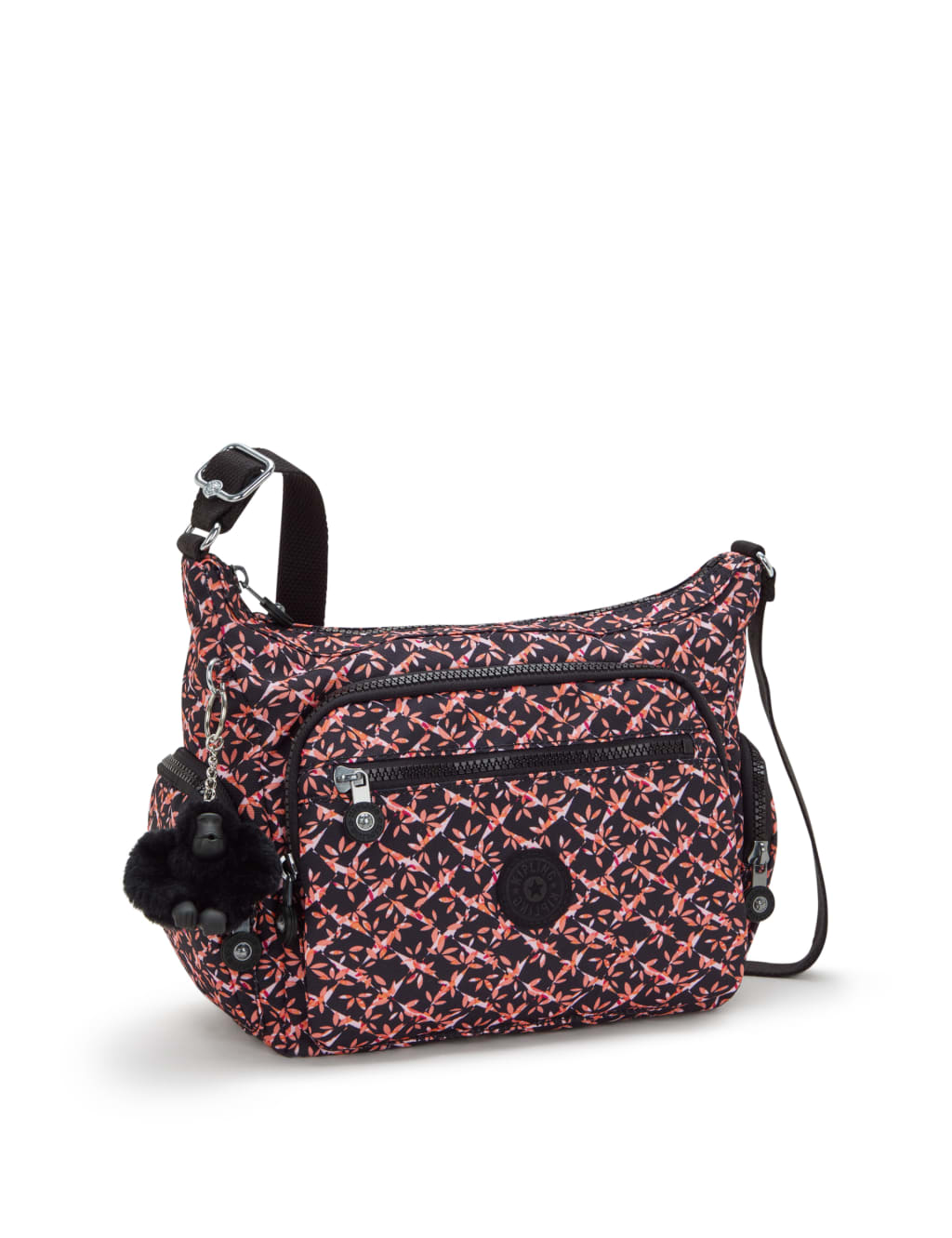 Striped kipling bag deals