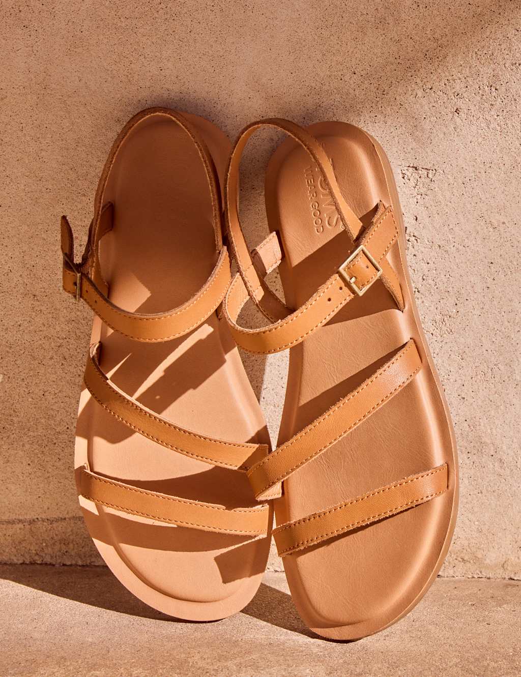 Leather Strappy Flat Sandals 13 of 16