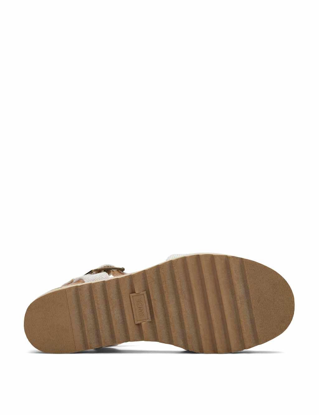 Canvas Buckle Ankle Strap Wedge Sandals 9 of 9