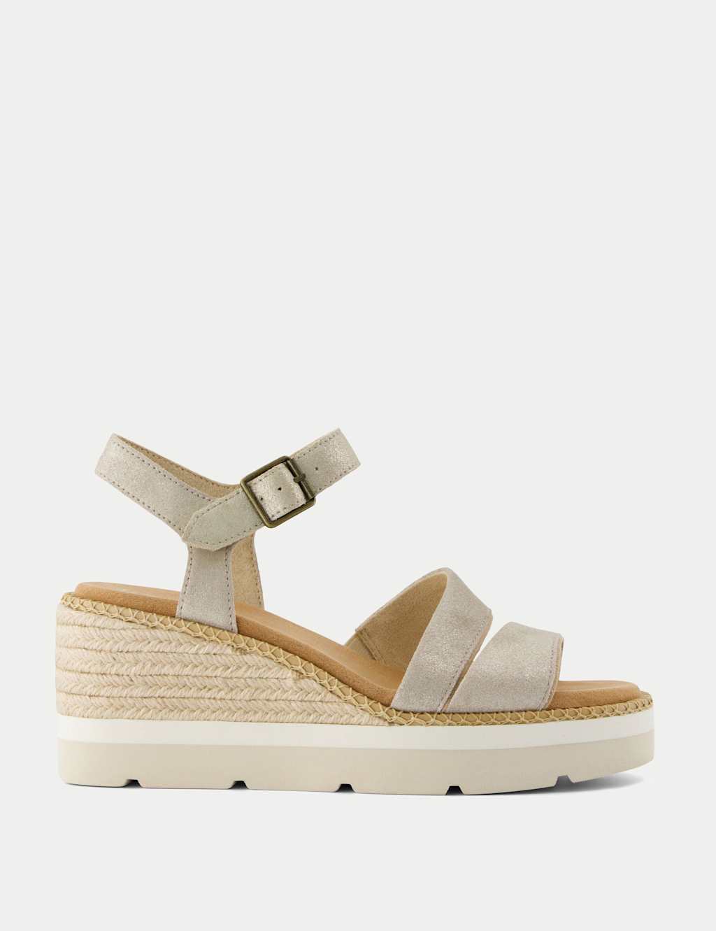 Darya Leather Wedge Sandals 1 of 9