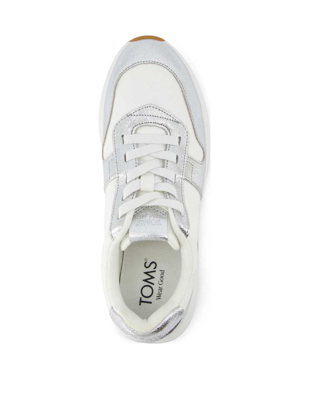Leather Metallic Trainers 9 of 17