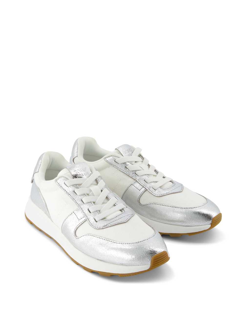 Leather Metallic Trainers 14 of 17