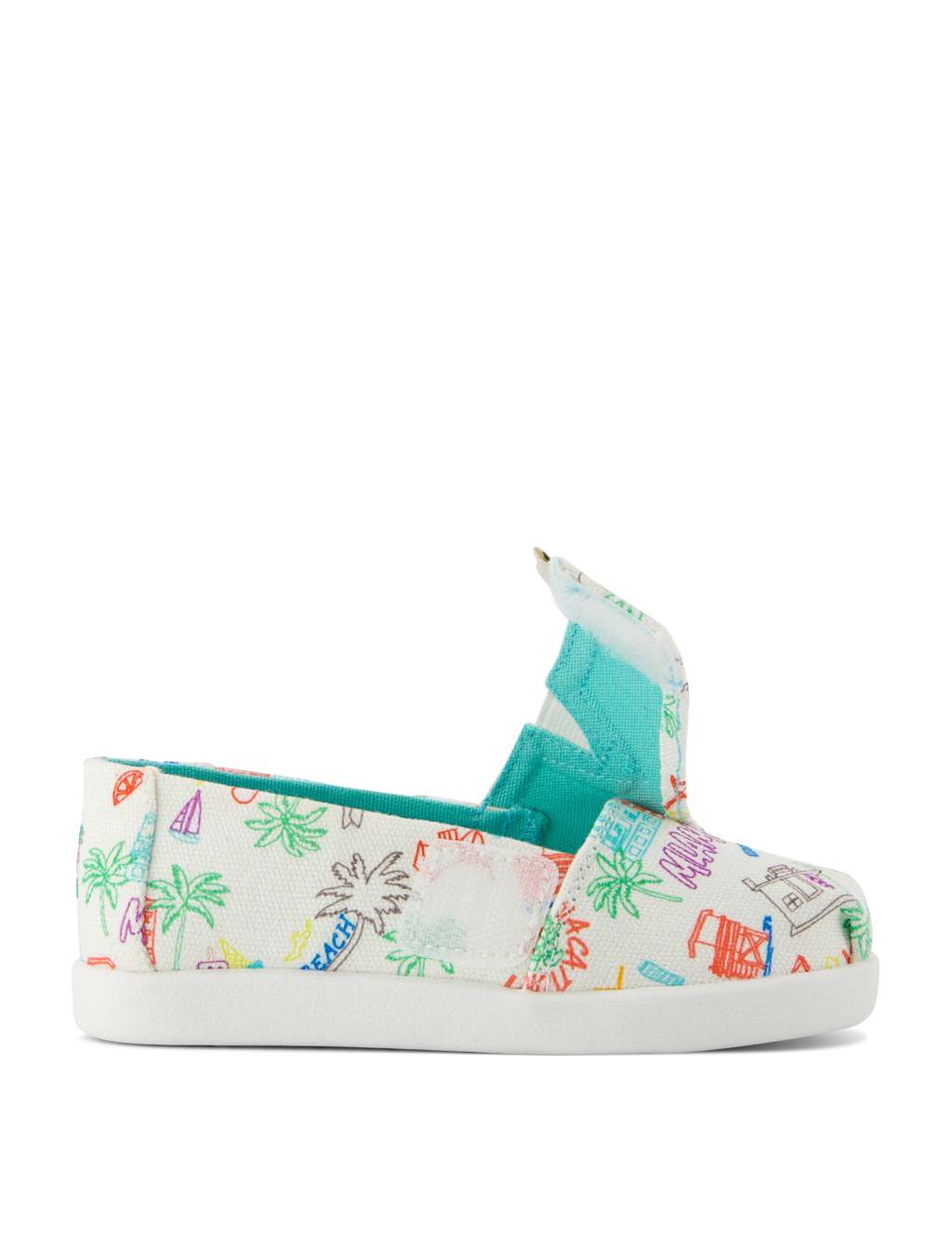 Kids' Doodle Print Riptape Espadrilles (4 Small - 2 Large) 5 of 15
