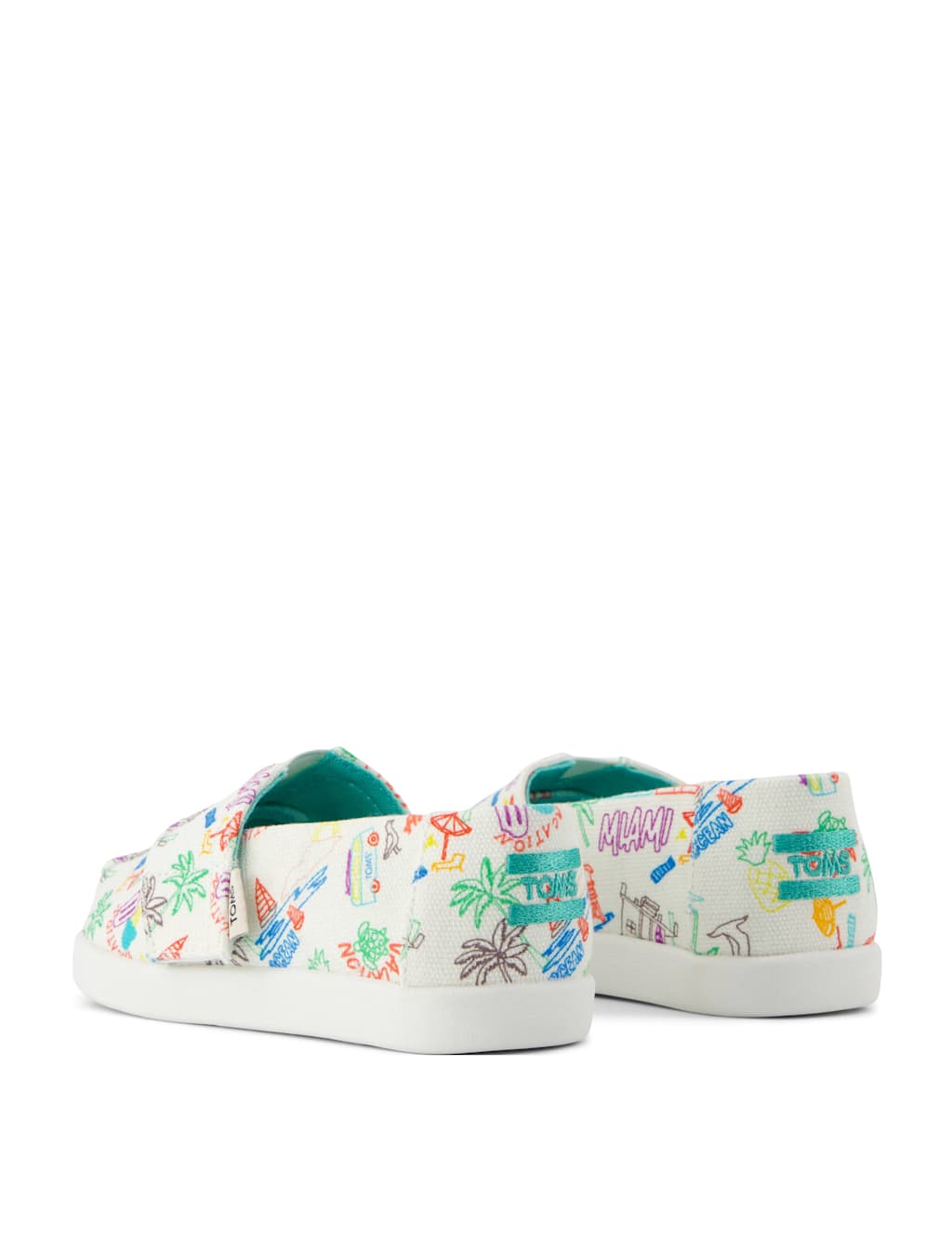 Kids' Doodle Print Riptape Espadrilles (4 Small - 2 Large) 7 of 15