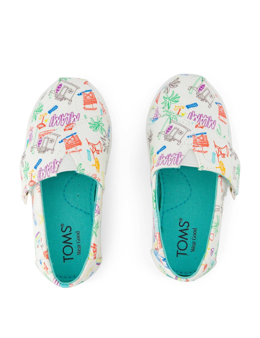 Kids' Doodle Print Riptape Espadrilles (4 Small - 2 Large) 11 of 15
