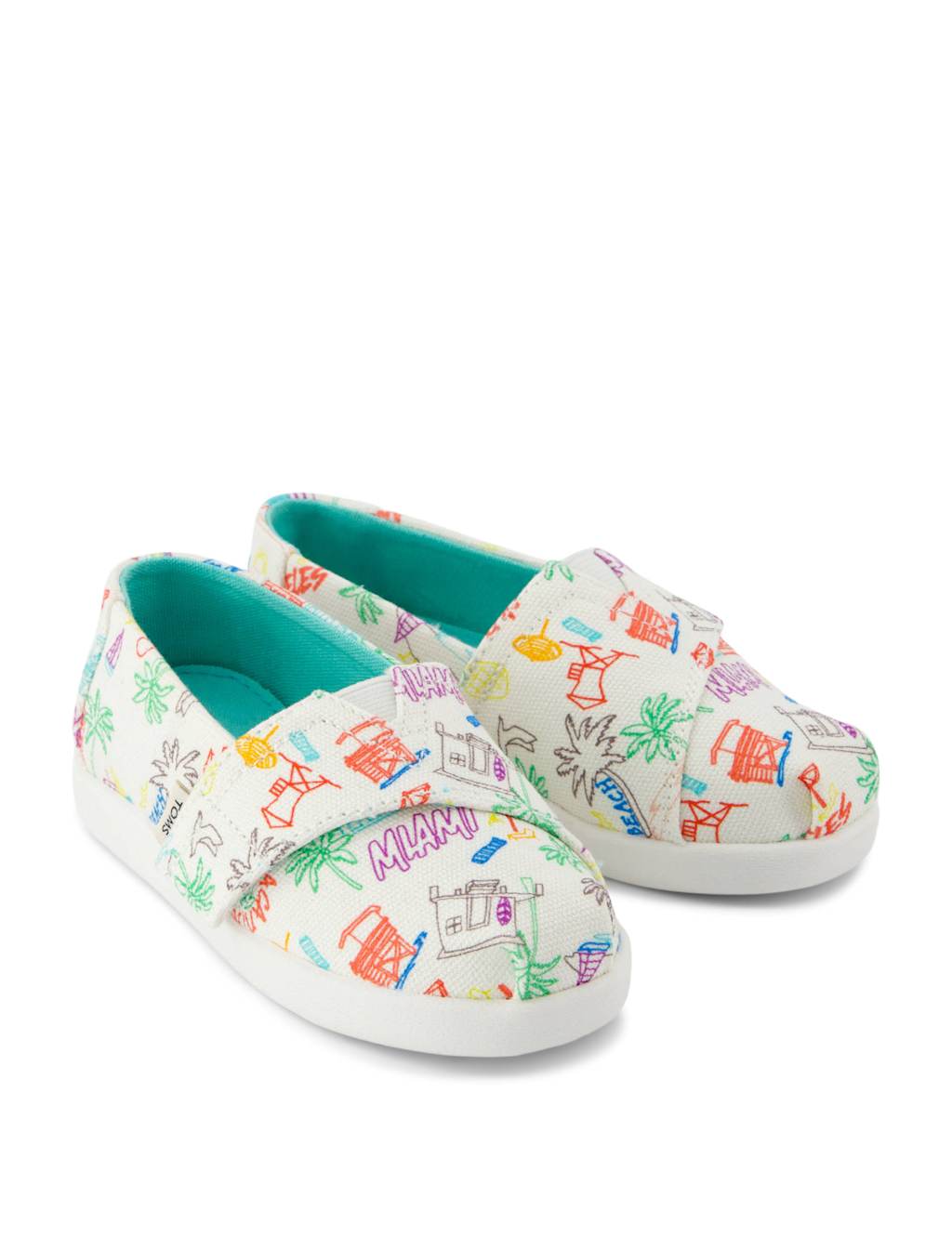 Kids' Doodle Print Riptape Espadrilles (4 Small - 2 Large) 13 of 15