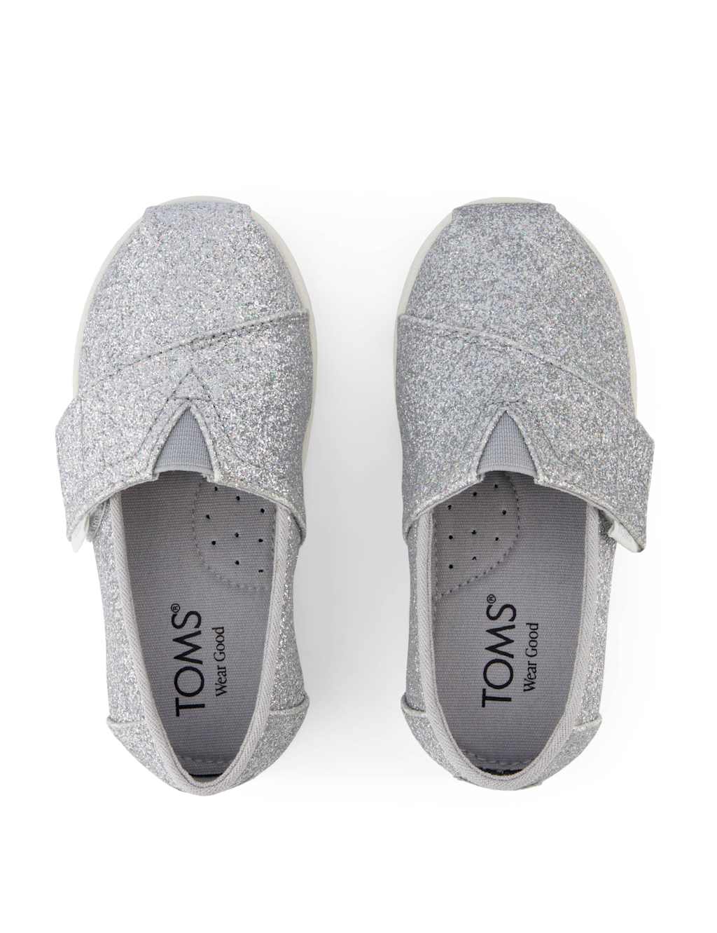 Kids' Glitter Riptape Espadrilles (4 Small - 2 Large) 2 of 6