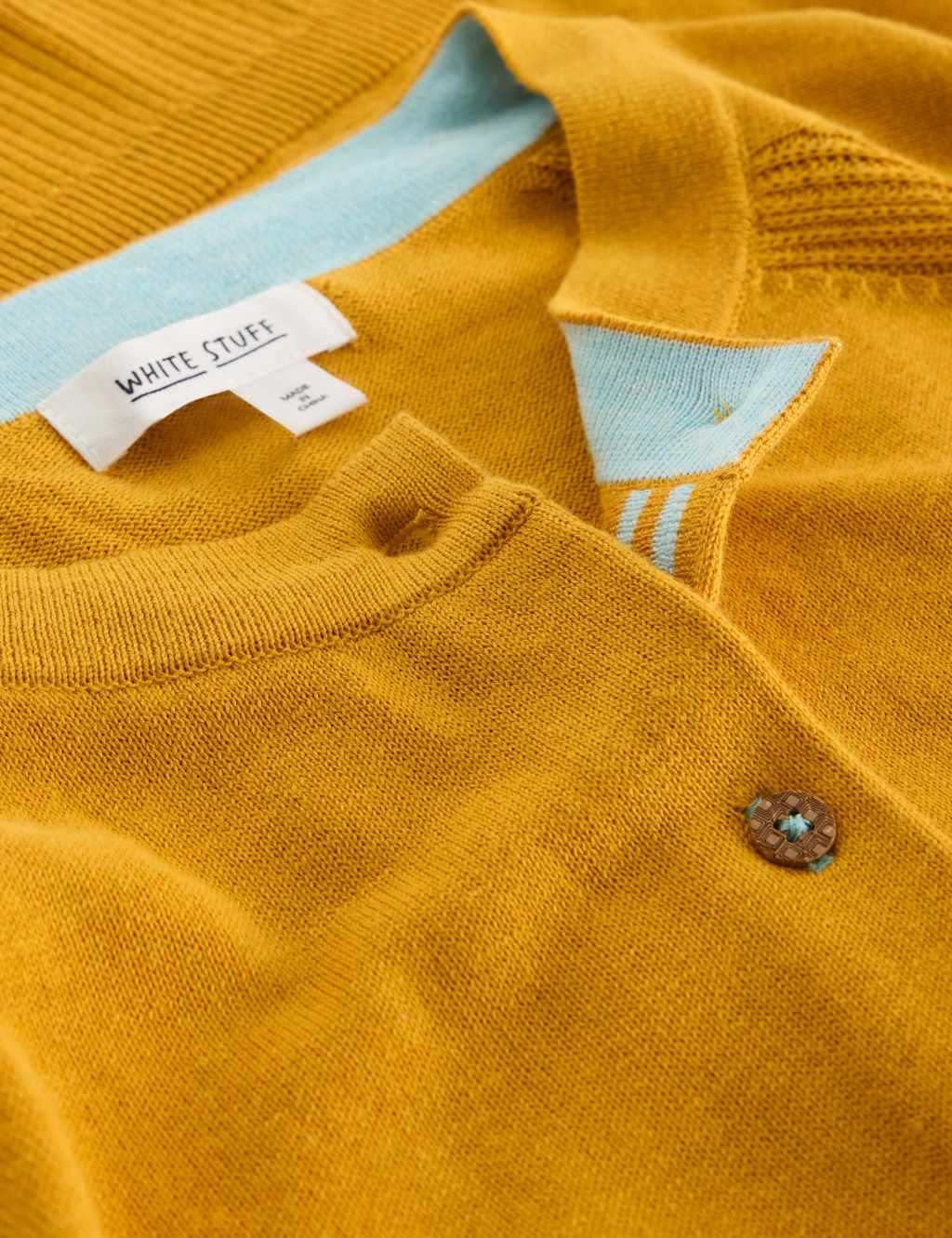 Pure Cotton Crew Neck Cardigan 6 of 6