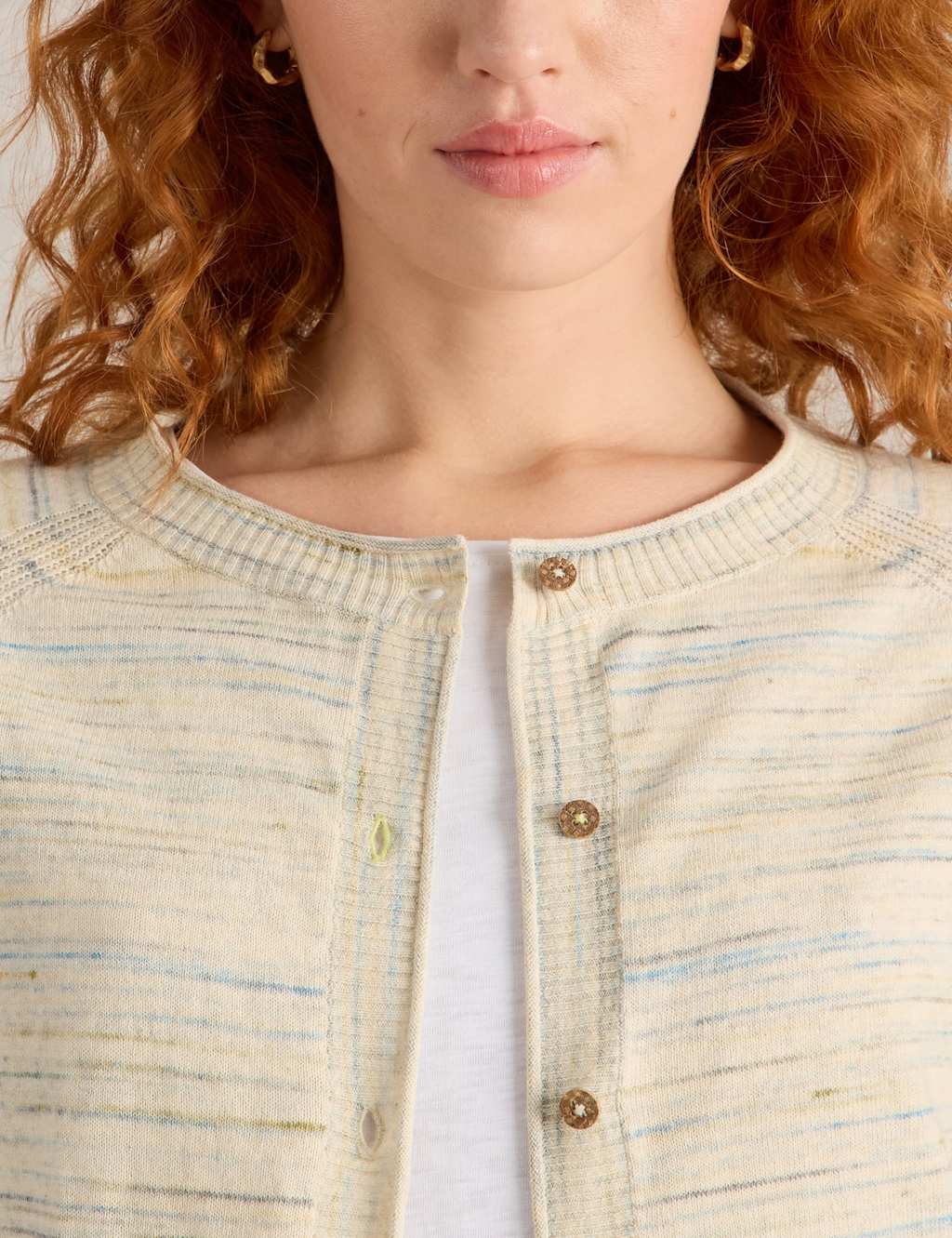 Pure Cotton Space Dyed Cardigan 5 of 6