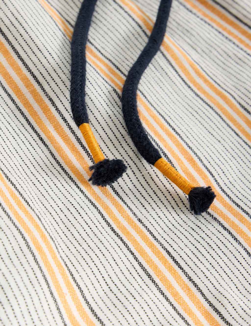 Linen Rich Striped Trousers 6 of 6