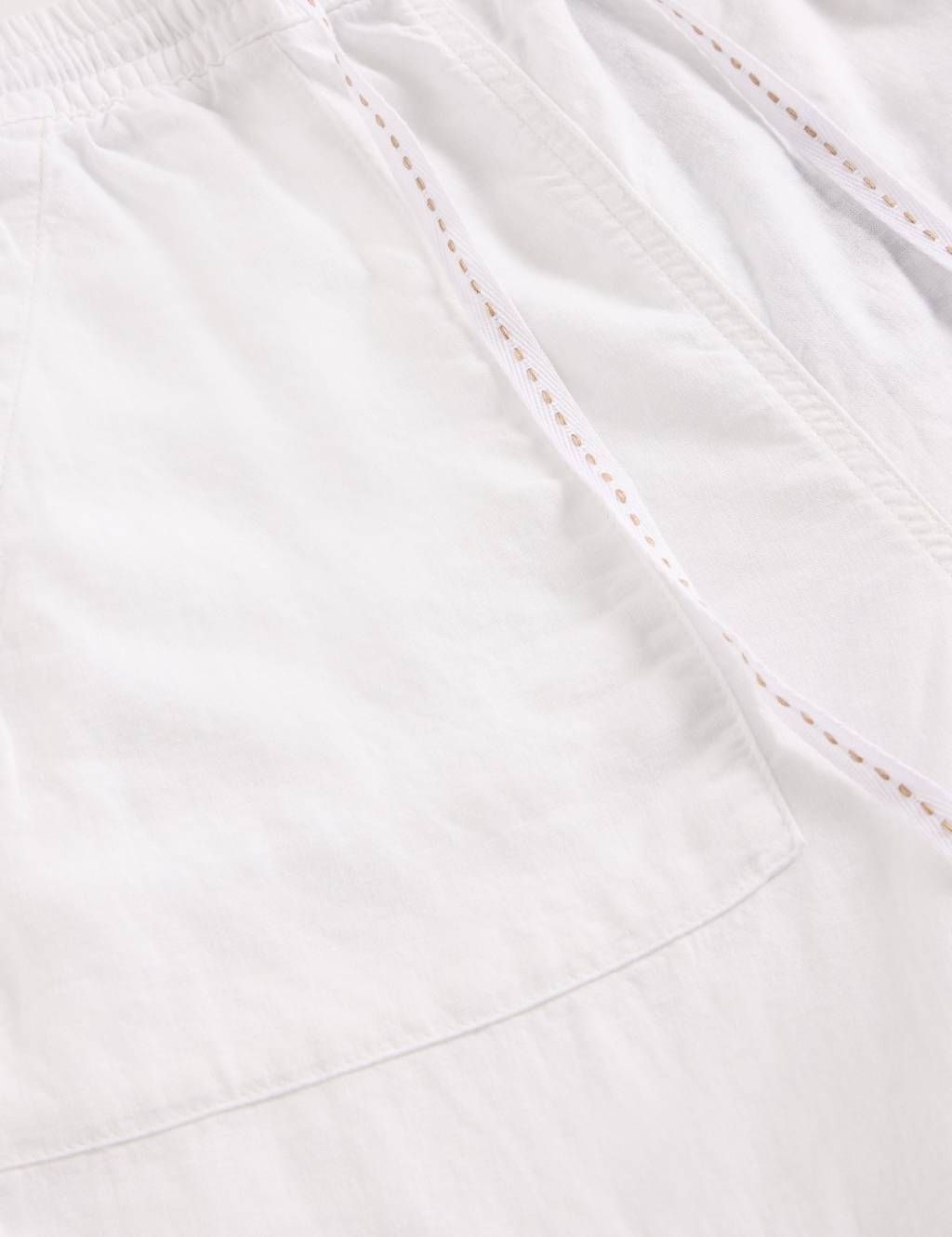 Linen Rich Relaxed Ankle Grazer Trousers 6 of 6