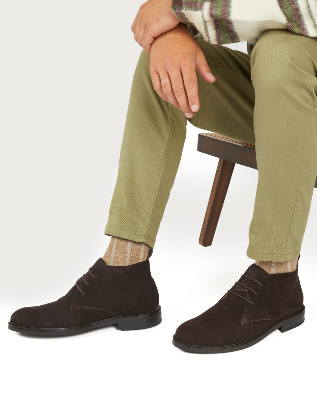 Mens suede pull on boots online