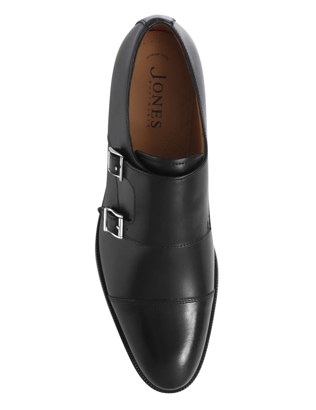 Leather Double Monk Strap Shoes 2 of 5