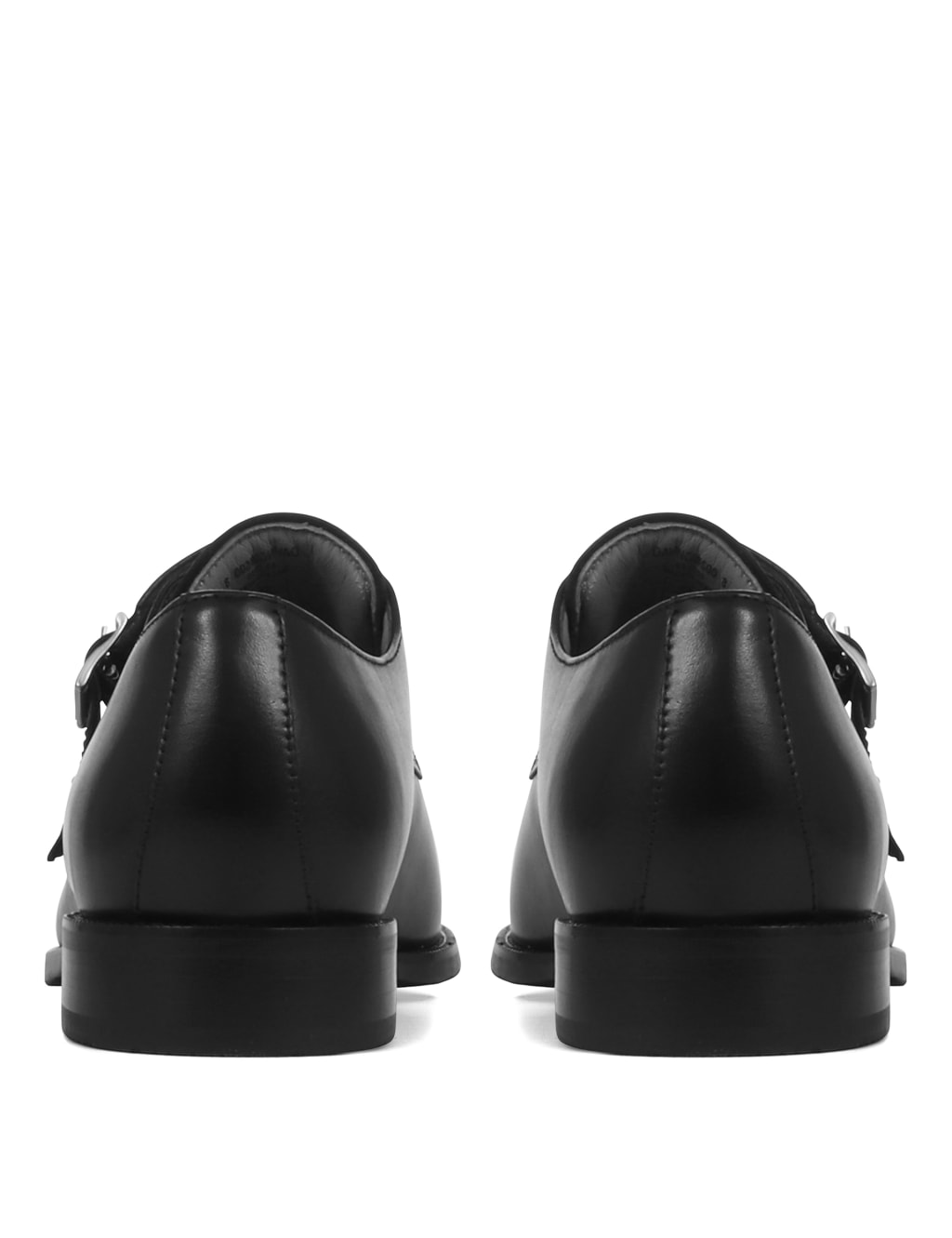 Leather Double Monk Strap Shoes 3 of 5