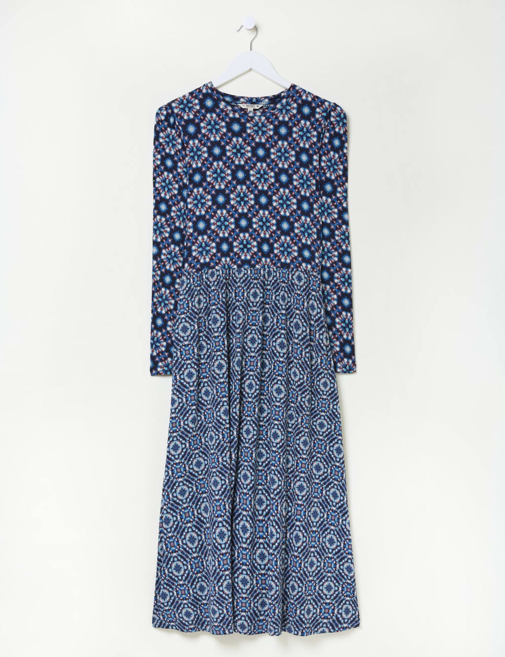Geometric Midi Waisted Dress 2 of 5