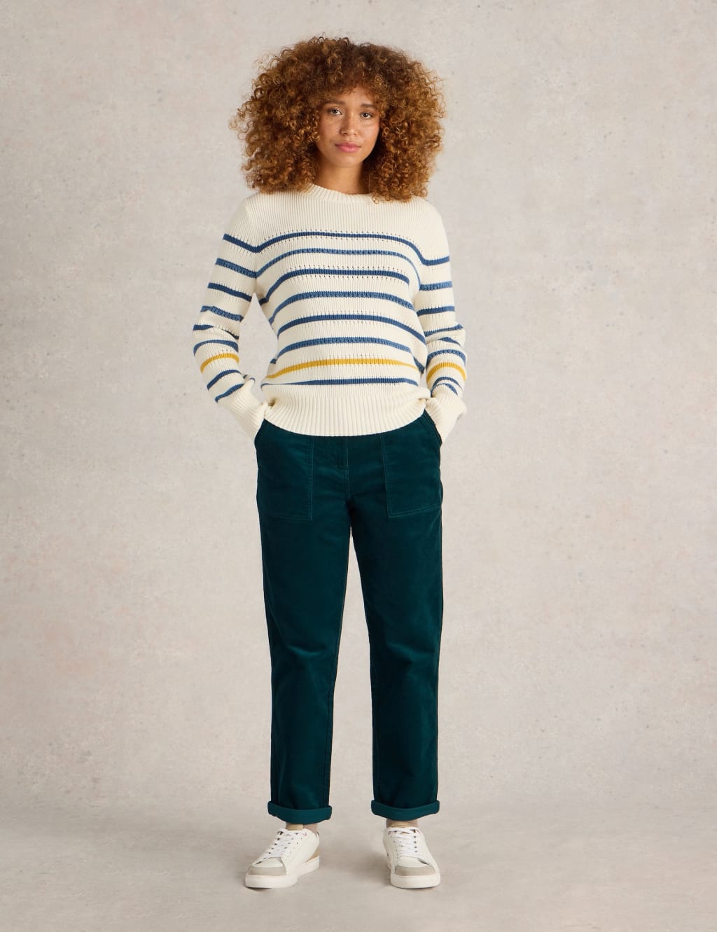 Cotton Rich Cord Trousers White Stuff M S