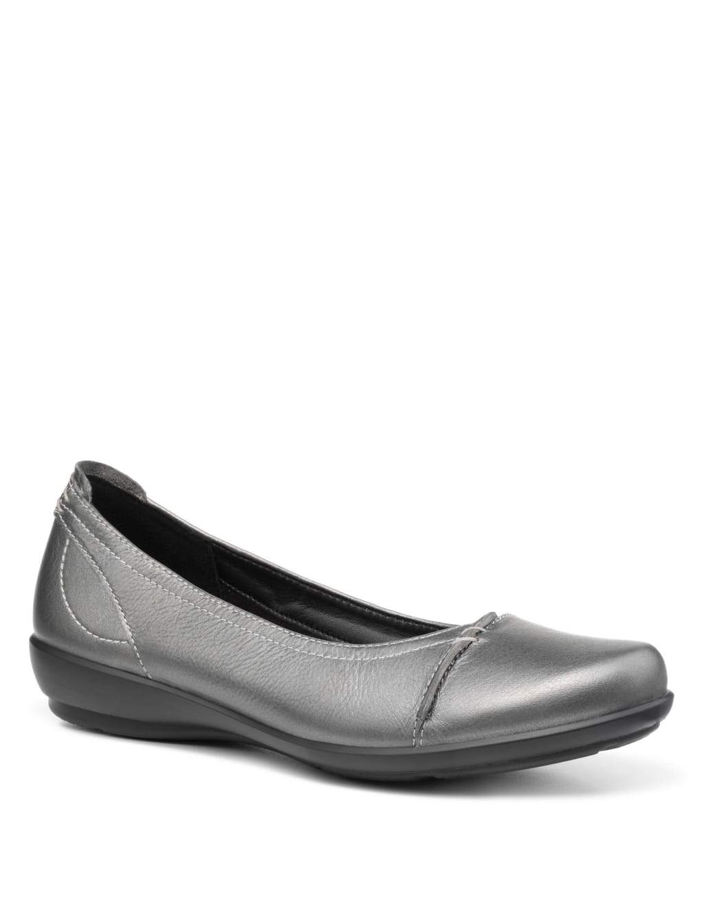 Robyn II Wide Fit Leather Ballet Pumps Hotter M S