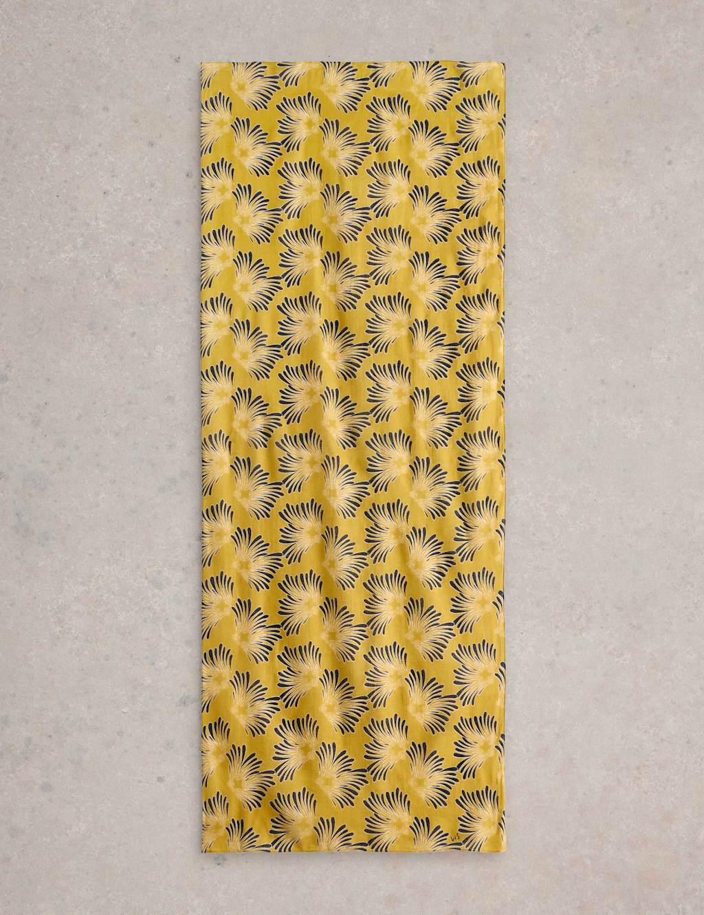 Cotton Blend Floral Scarf 2 of 3