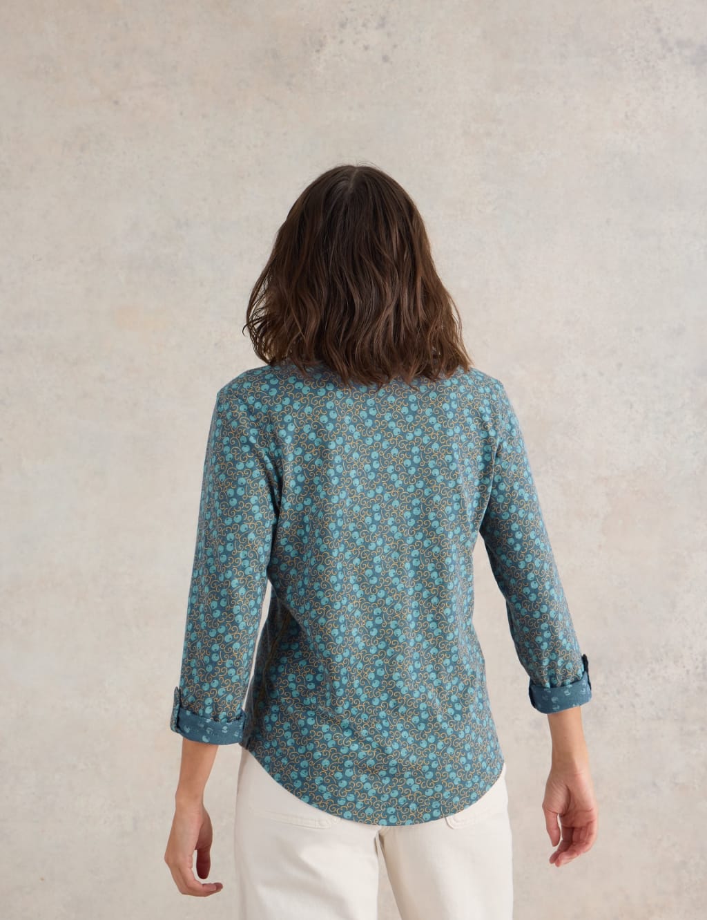 Pure Cotton Printed Collared Shirt 3 of 6