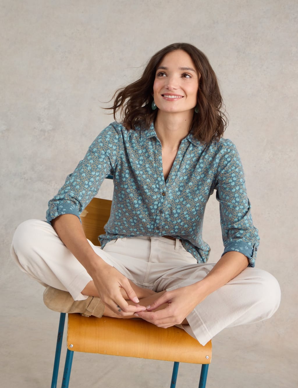Pure Cotton Printed Collared Shirt 4 of 6