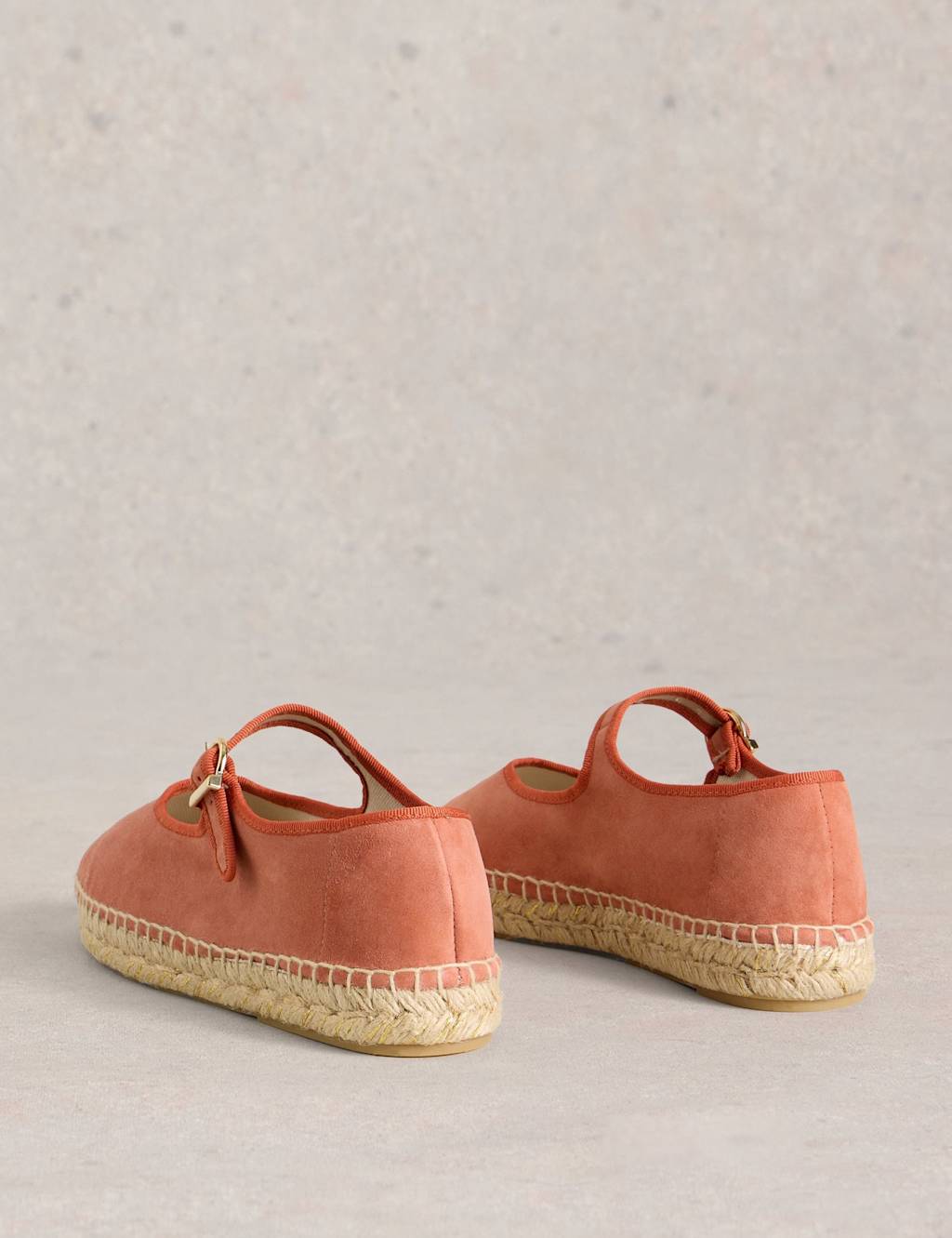 Suede Buckle Mary Jane Espadrilles 3 of 4