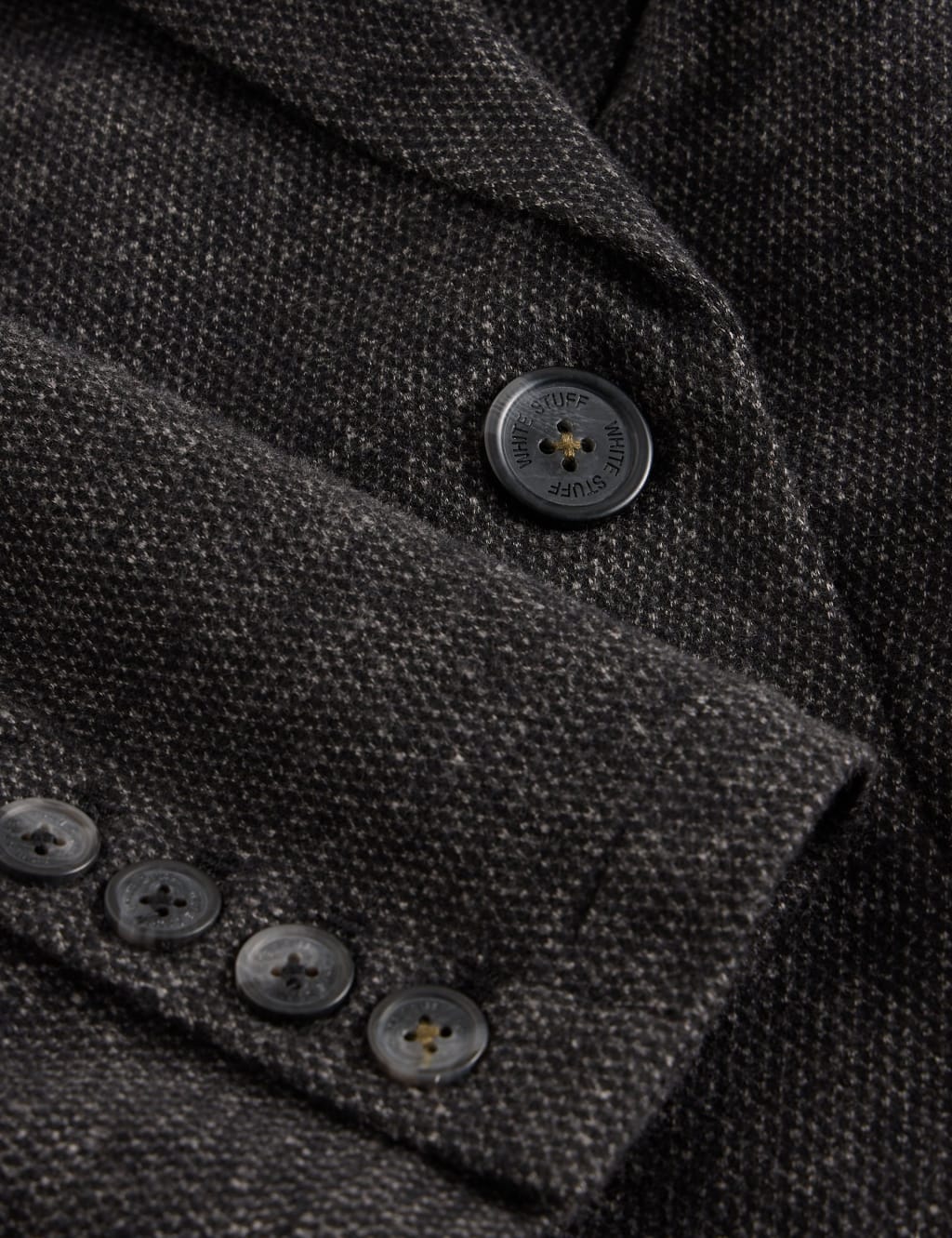 Wool Blend Jersey Single Breasted Blazer 6 of 6