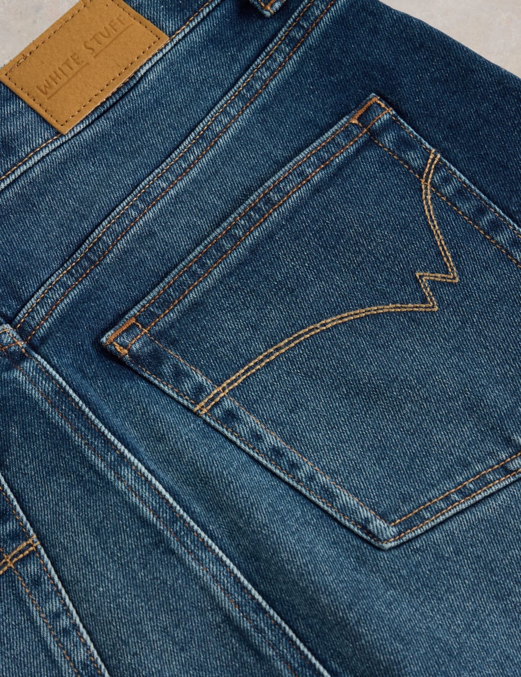 Cotton Rich Denim Knee Length Skirt 6 of 6