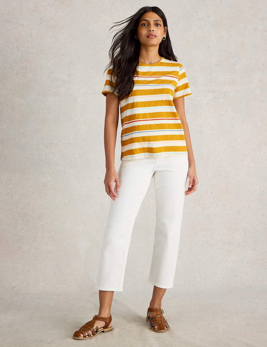 Pure Cotton Striped T-Shirt 3 of 6