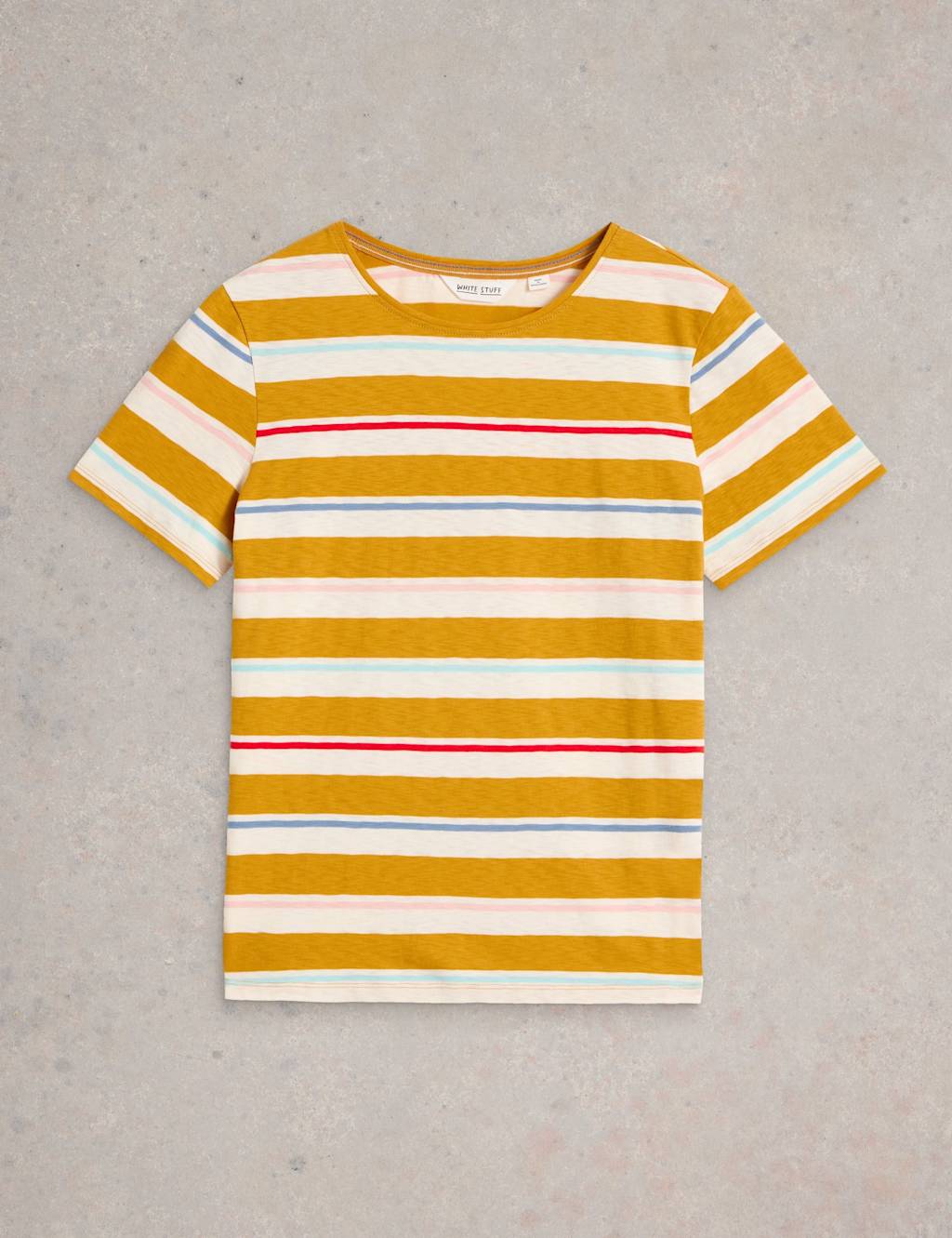Pure Cotton Striped T-Shirt 2 of 6