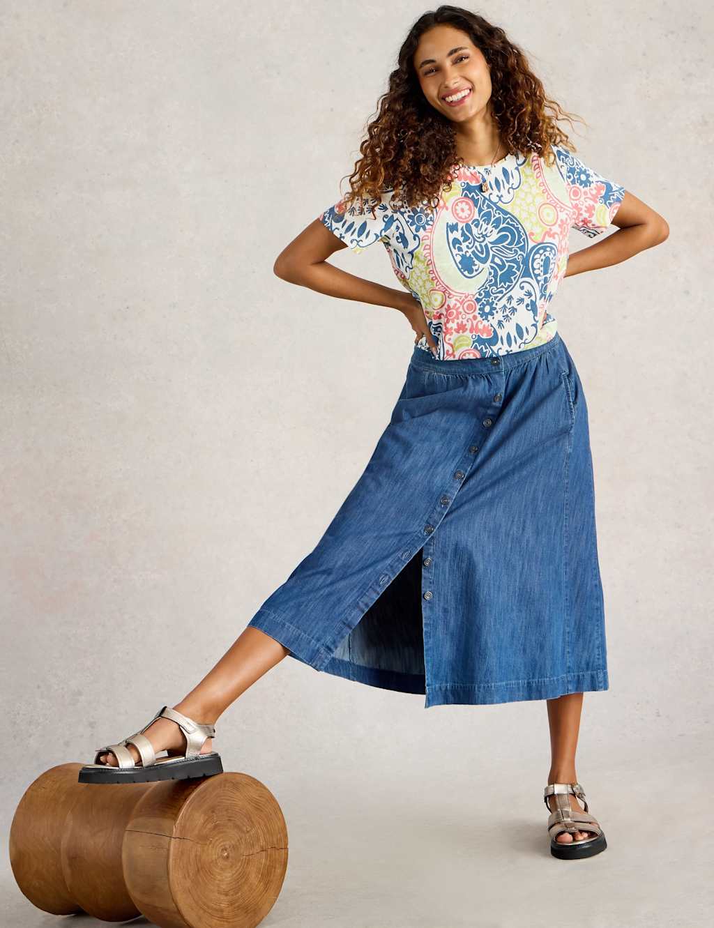 Pure Cotton Printed T-Shirt 5 of 6
