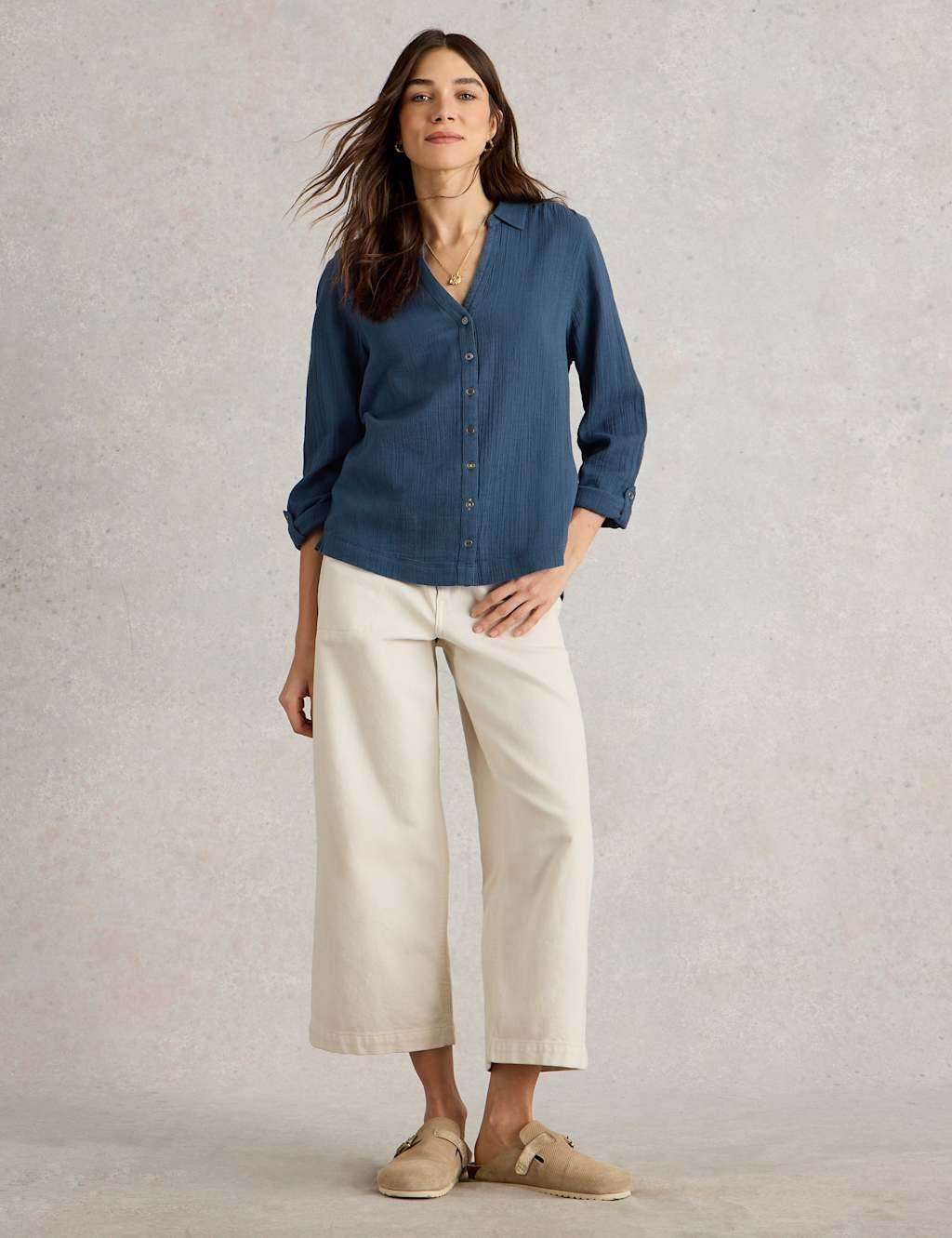 Pure Cotton Collared Shirt 3 of 6