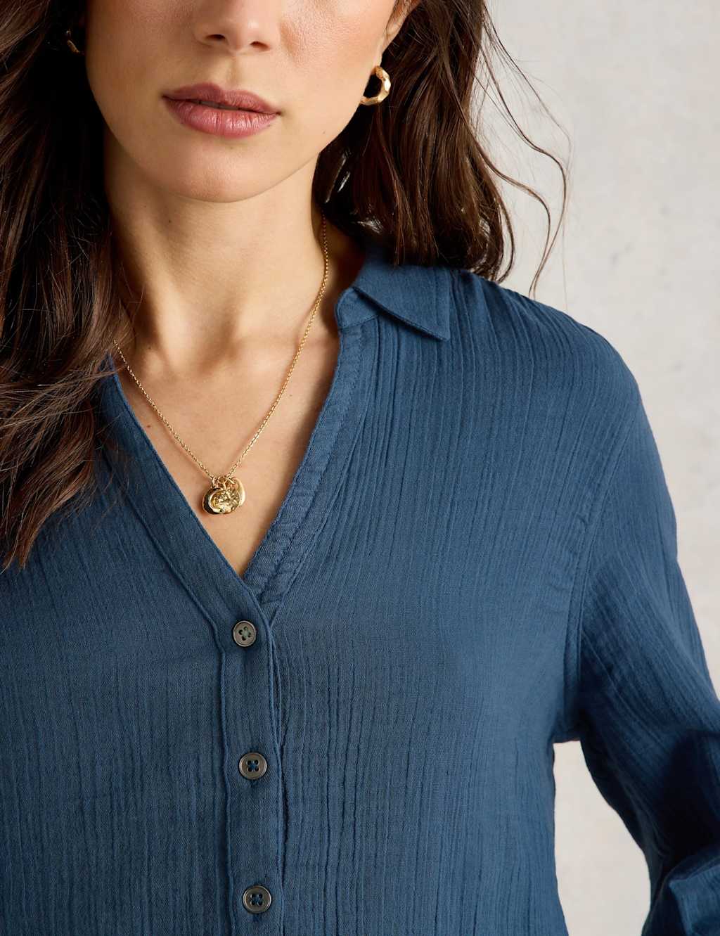 Pure Cotton Collared Shirt 5 of 6