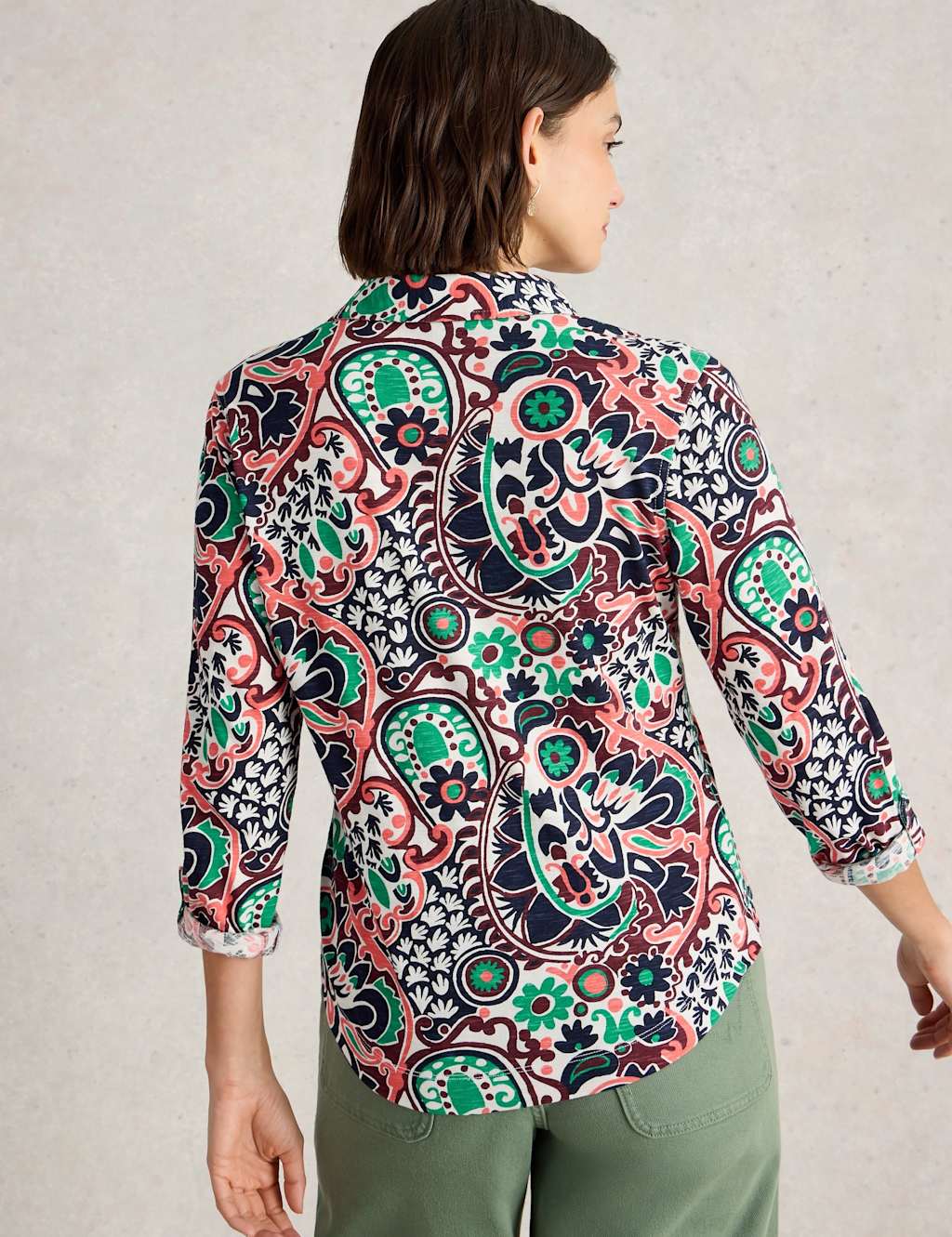 Pure Cotton Jersey Printed Shirt 4 of 6