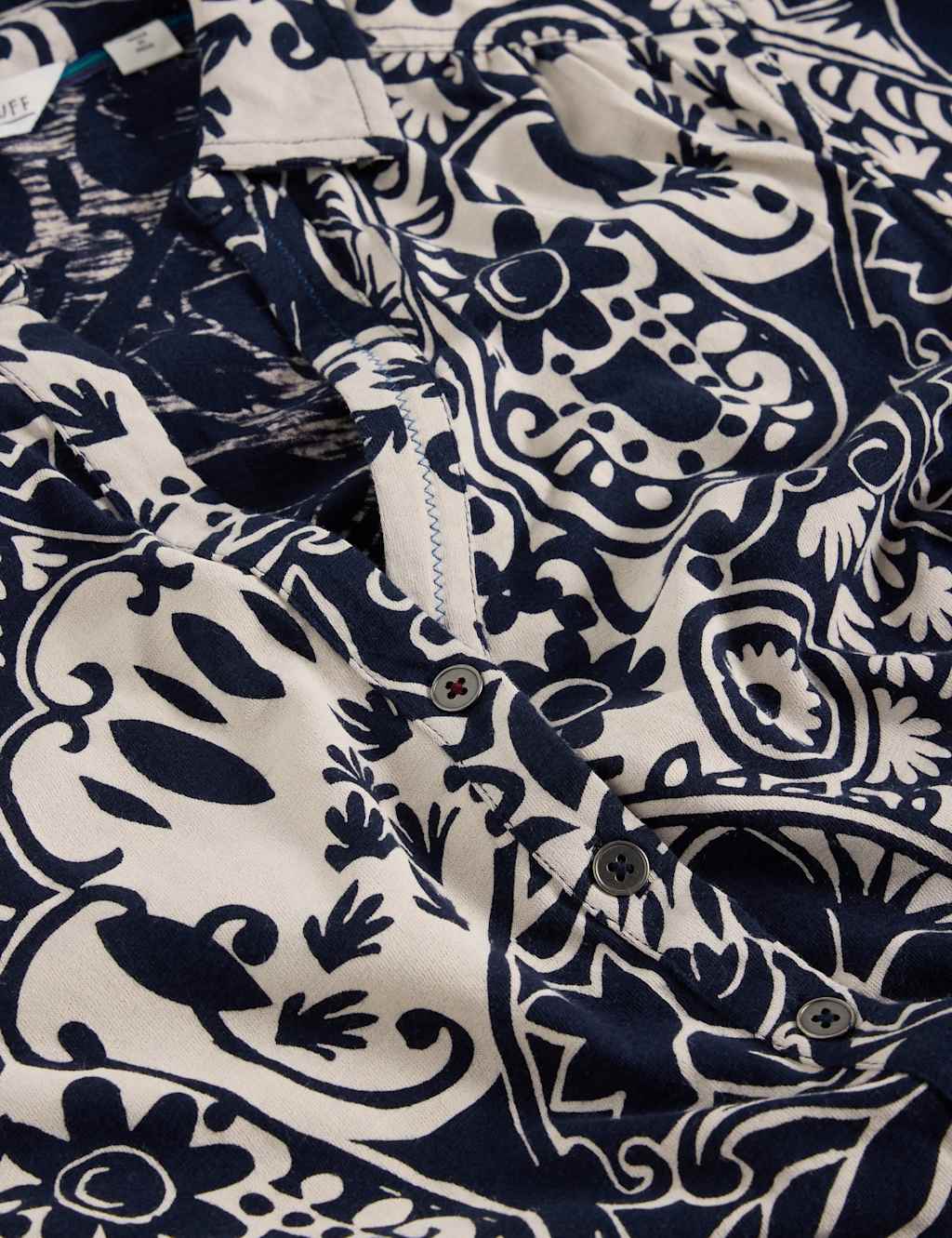 Pure Cotton Printed Collared Shirt 6 of 6