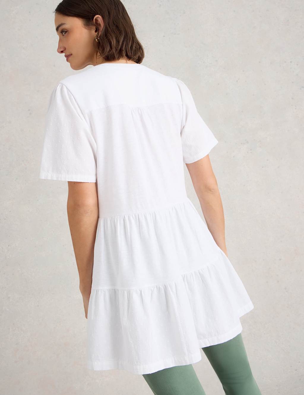 Pure Cotton Notch Neck Tunic 4 of 6