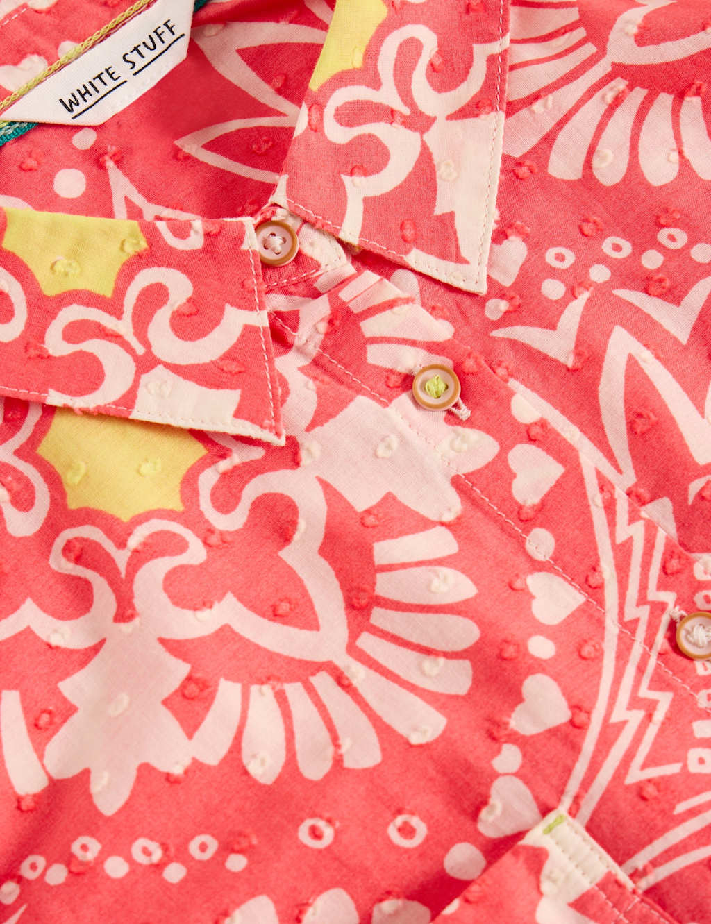 Pure Cotton Printed Button Through Shirt 6 of 6