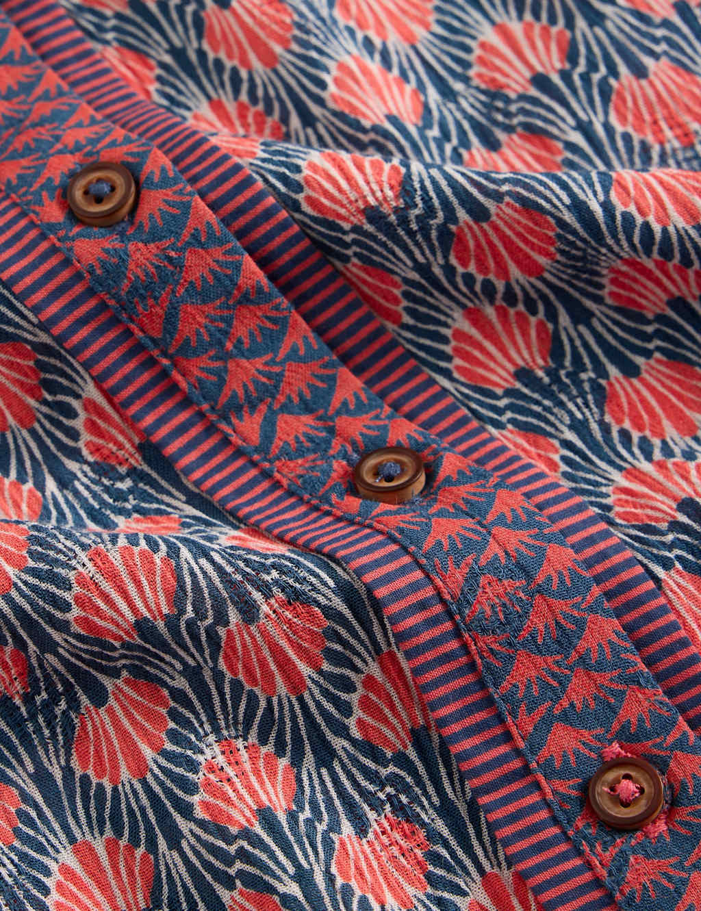 Printed Notch Neck Top 6 of 6