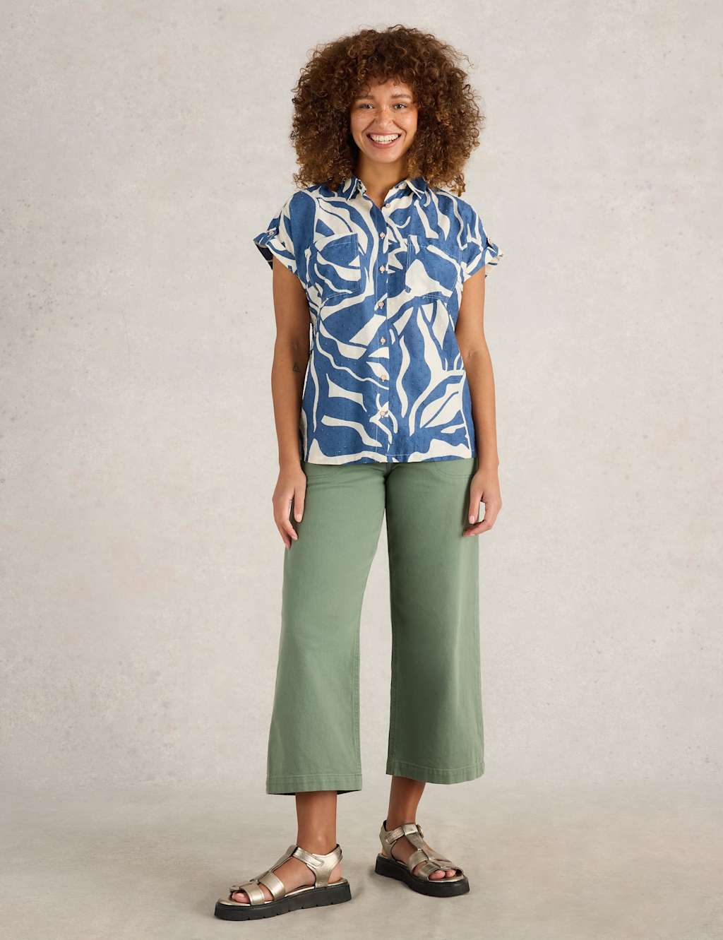 Pure Cotton Printed Collared Shirt 3 of 6