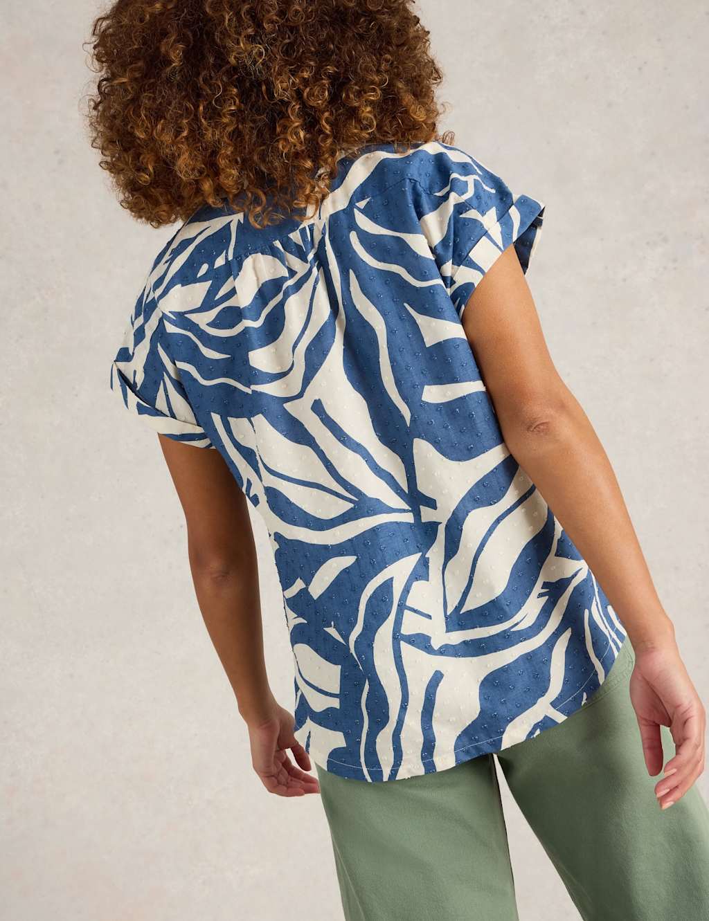 Pure Cotton Printed Collared Shirt 4 of 6