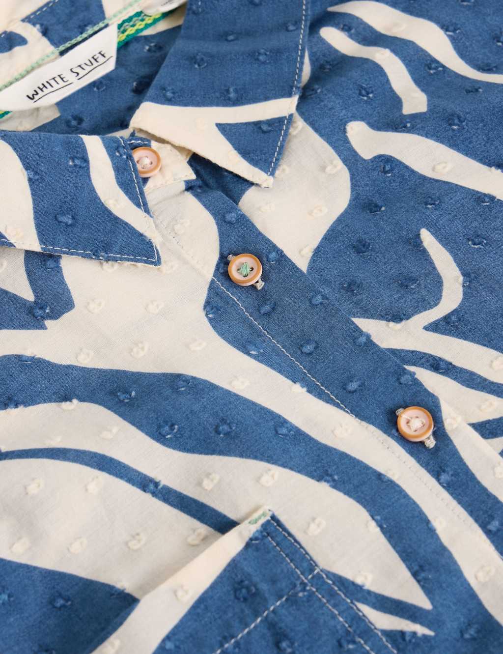 Pure Cotton Printed Collared Shirt 6 of 6