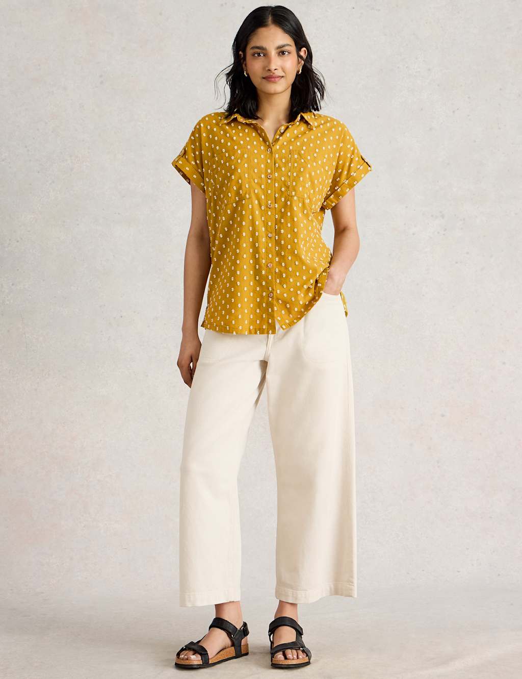 Pure Cotton Embroidered Shirt 2 of 4