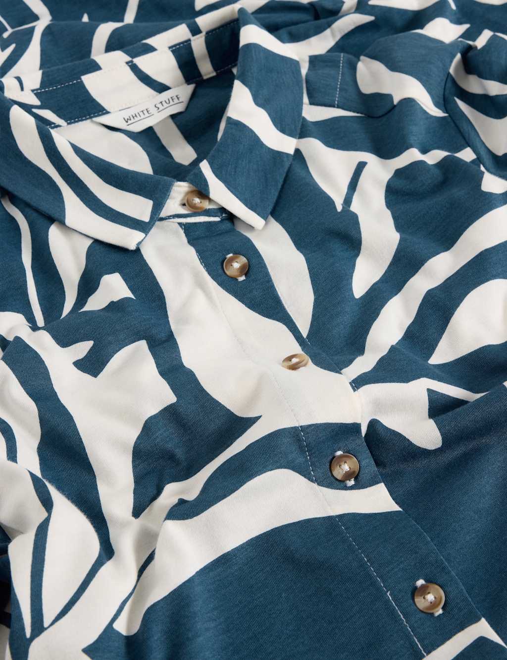 Jersey Printed Midi Shirt Dress 6 of 6