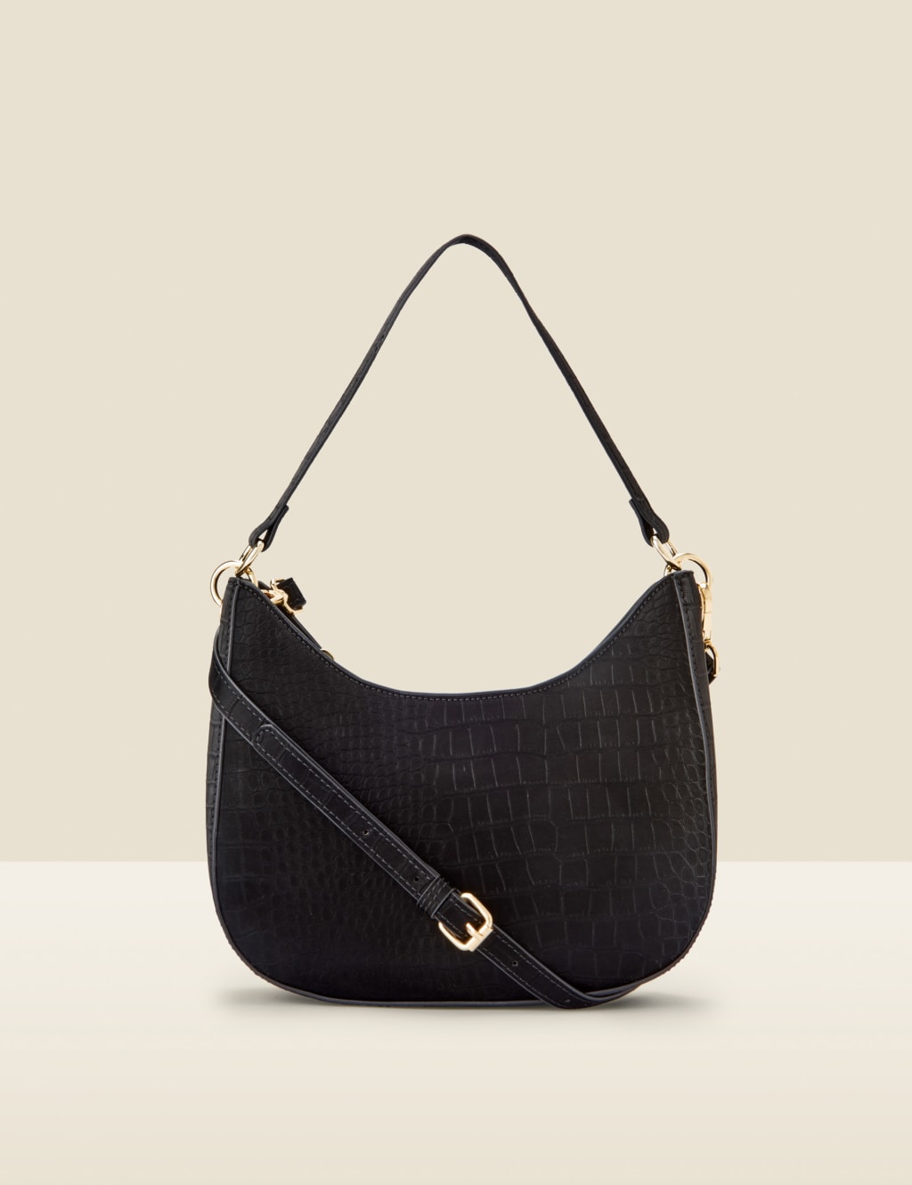 Croc effect shoulder bag new arrivals