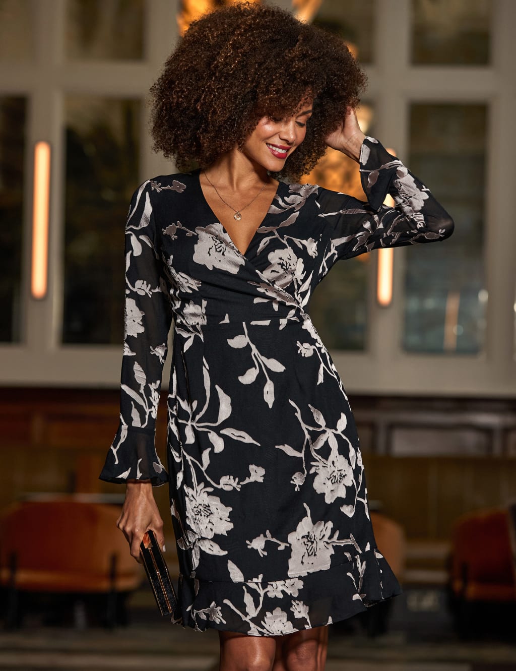 Hem wrap dress cheap