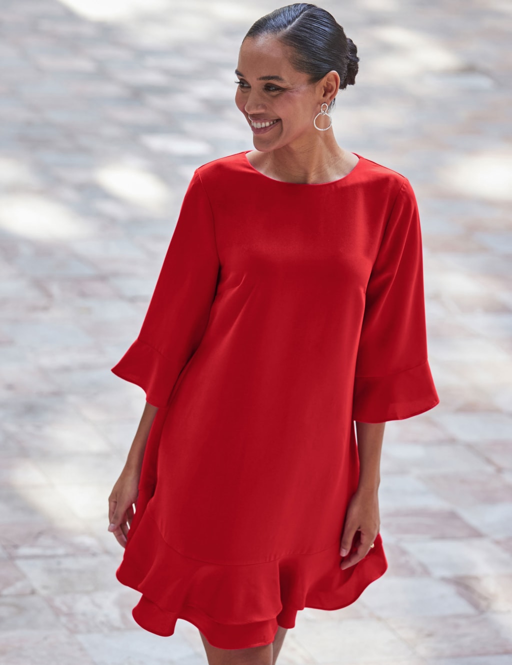 Hem shift dress clearance