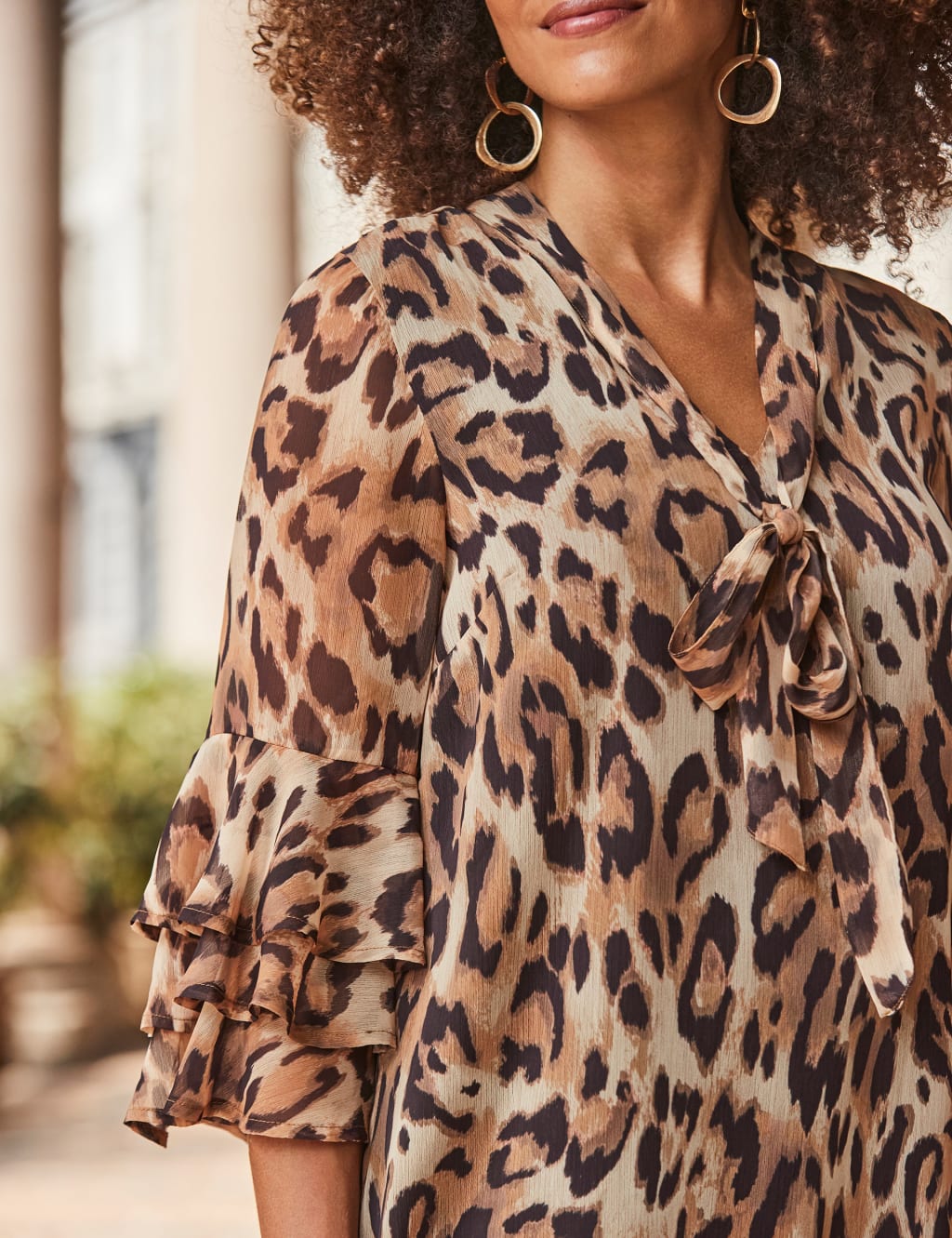 Leopard print shift dress best sale