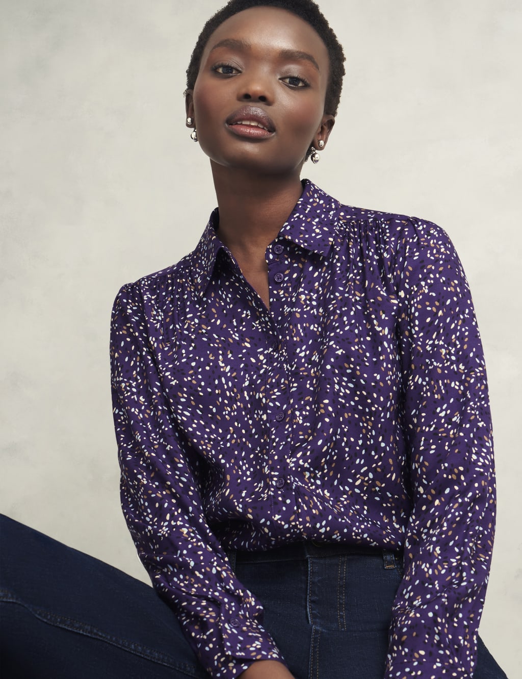 Printed Longline Shirt 5 of 8